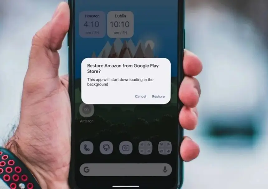 تفريغ مساحة على أندرويد 15