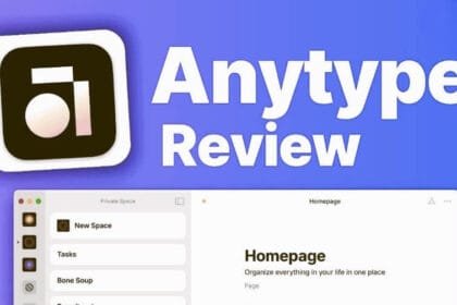 تطبيق تدوين الملاحظات Anytype