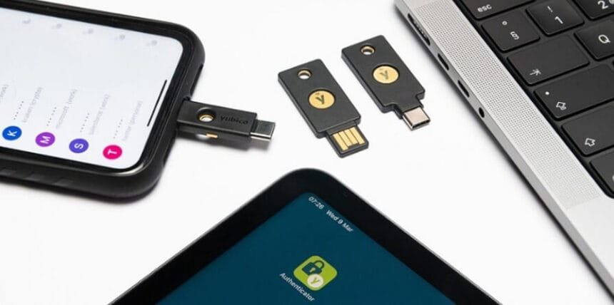 مفتاح أمان YubiKey الذكي